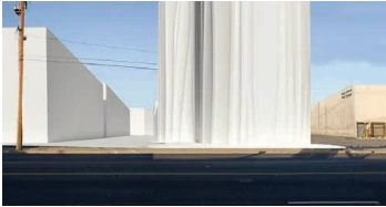 Fluid edge façade