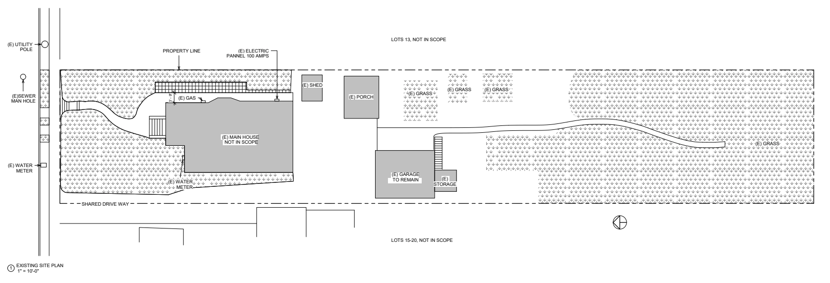 Existing site plan