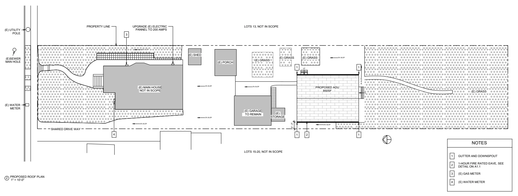 Proposed site plan