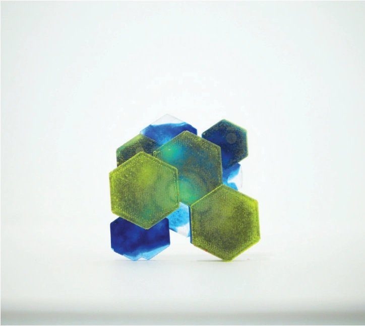 Material study — hexagonal