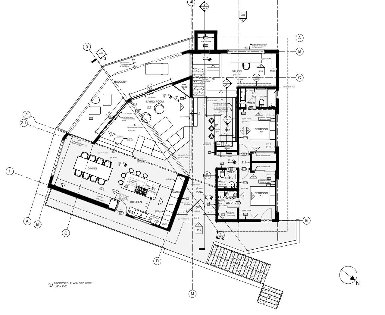 Proposed third-level plan