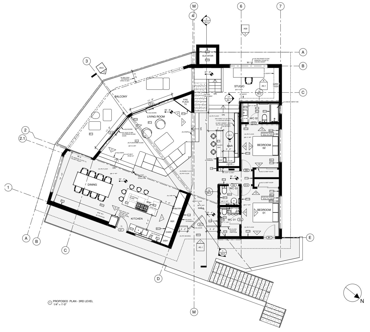 Proposed third-level plan