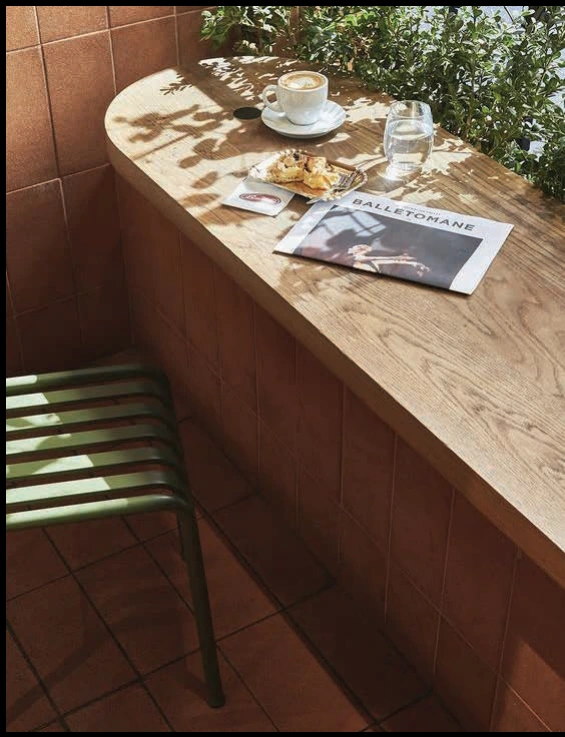 Design reference — wood counter