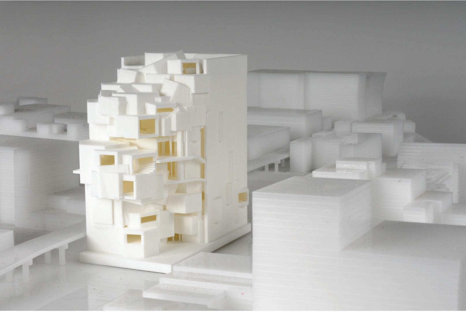Theater model in its urban context