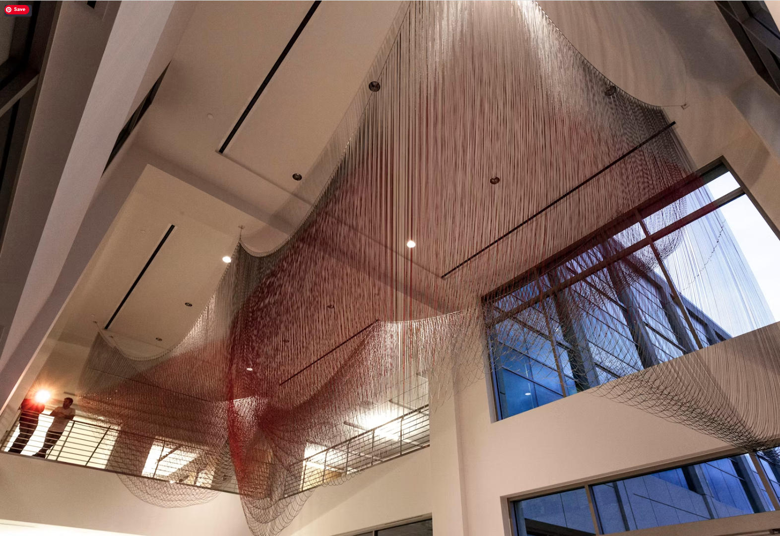 Installation in evening light