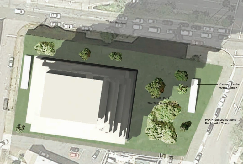 Aerial site plan