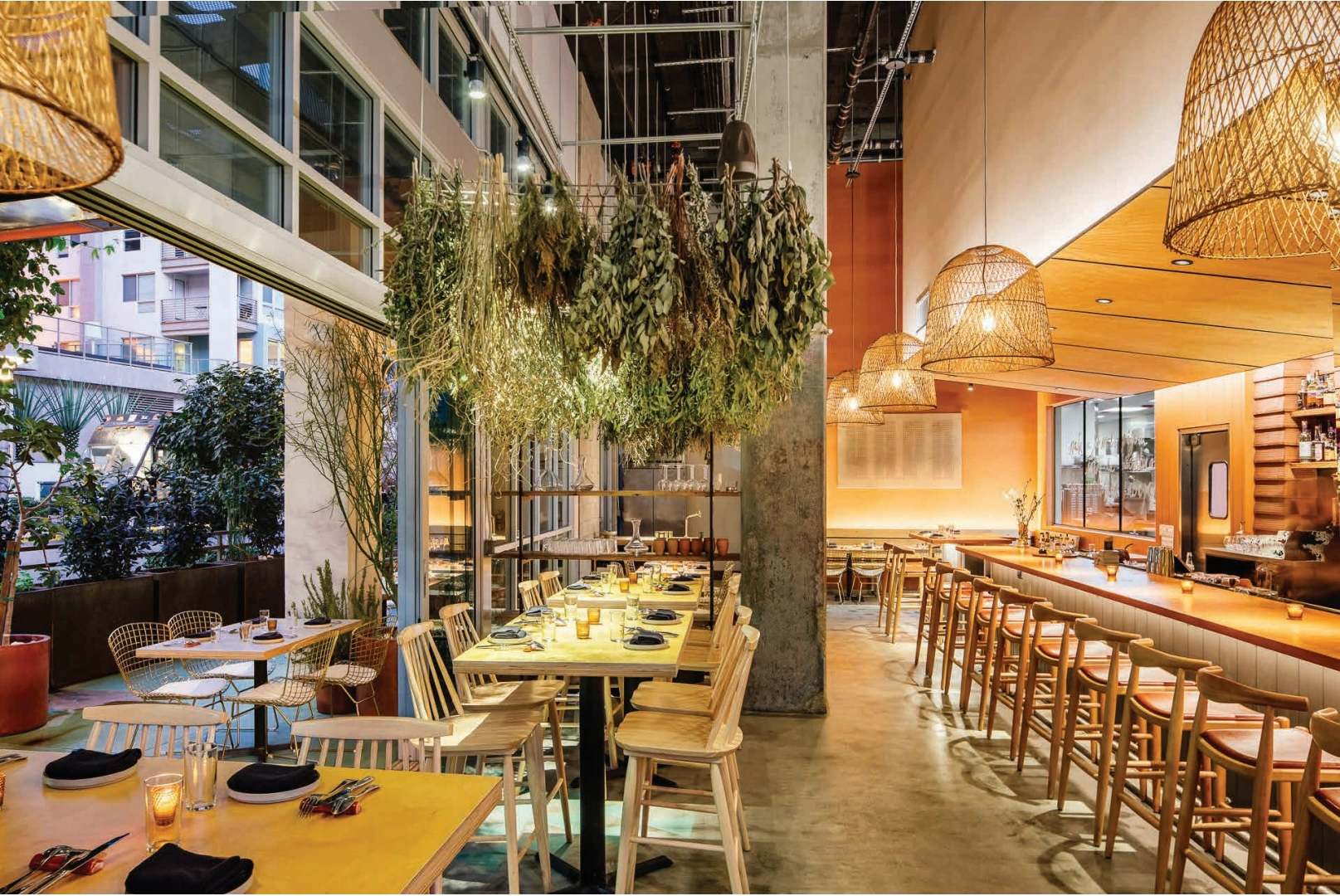 Dining room and bar