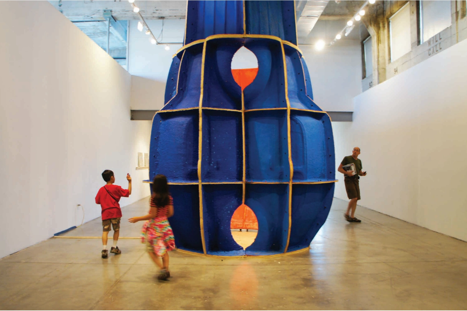 Installation and visitors