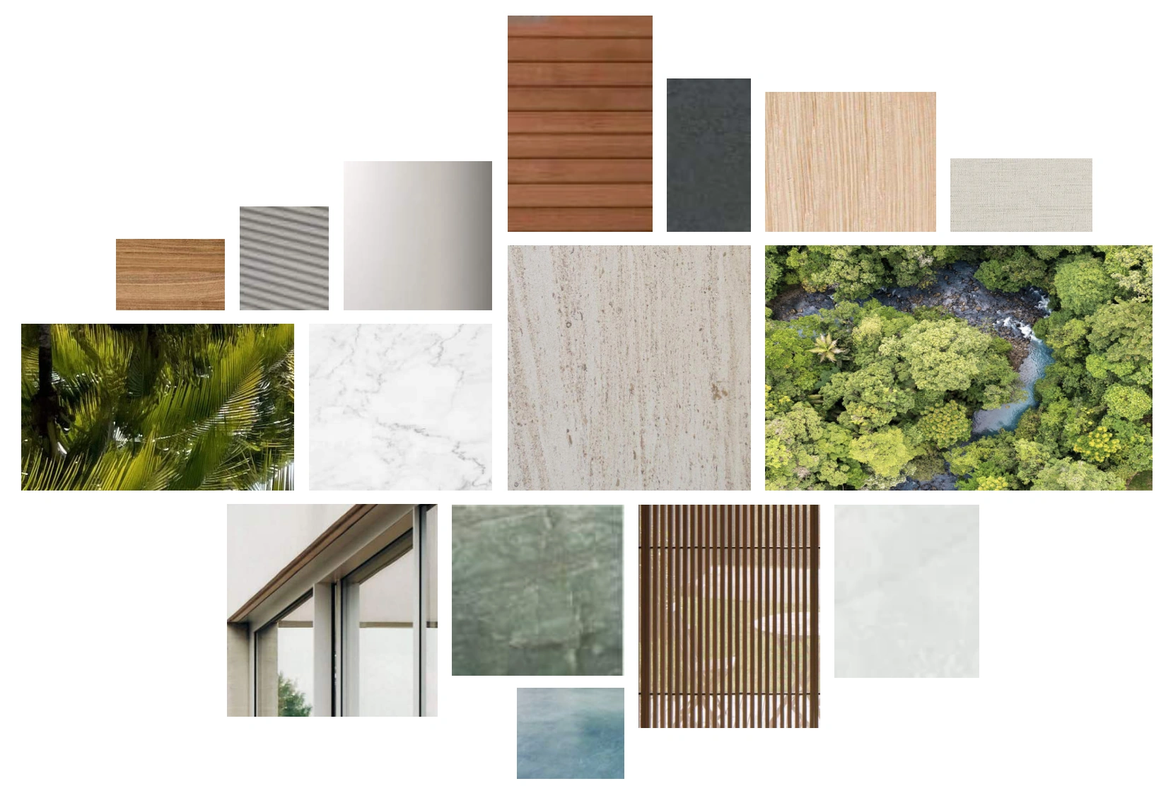 Material and landscape references